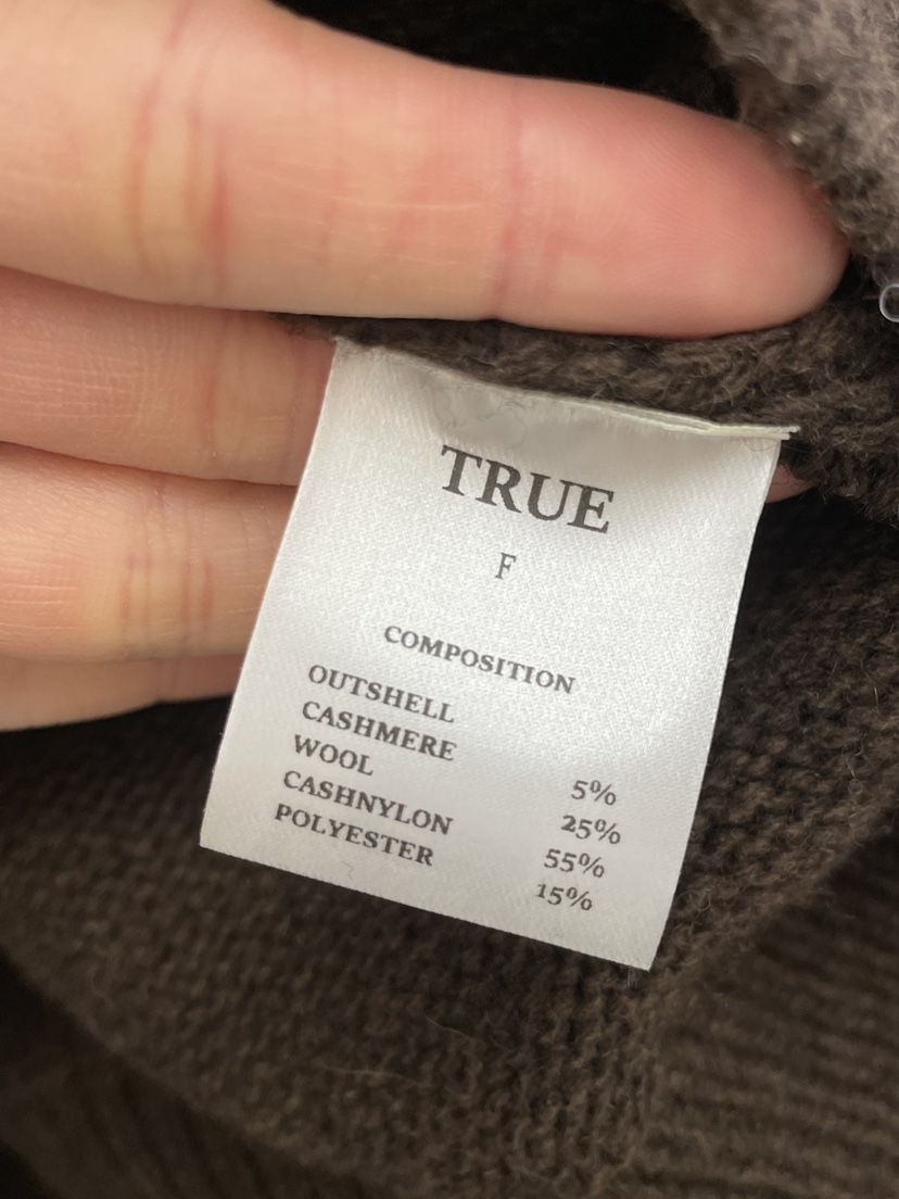 TRUE東大門㊣代購女裝新品職業休閑人氣真品25秋冬熱賣針織衫TRUE針織衫
