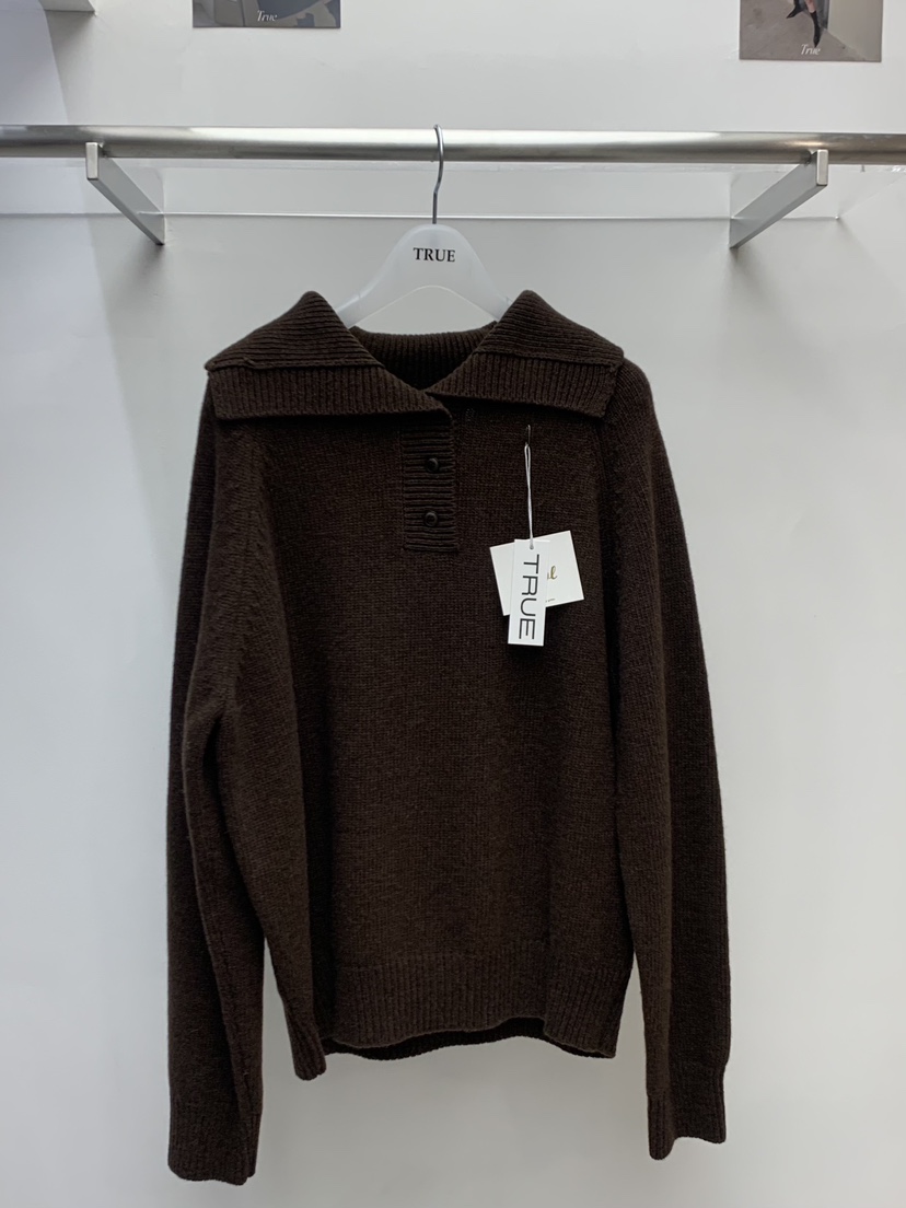 TRUE東大門㊣代購女裝新品職業休閑人氣真品25秋冬熱賣針織衫TRUE針織衫圖色4