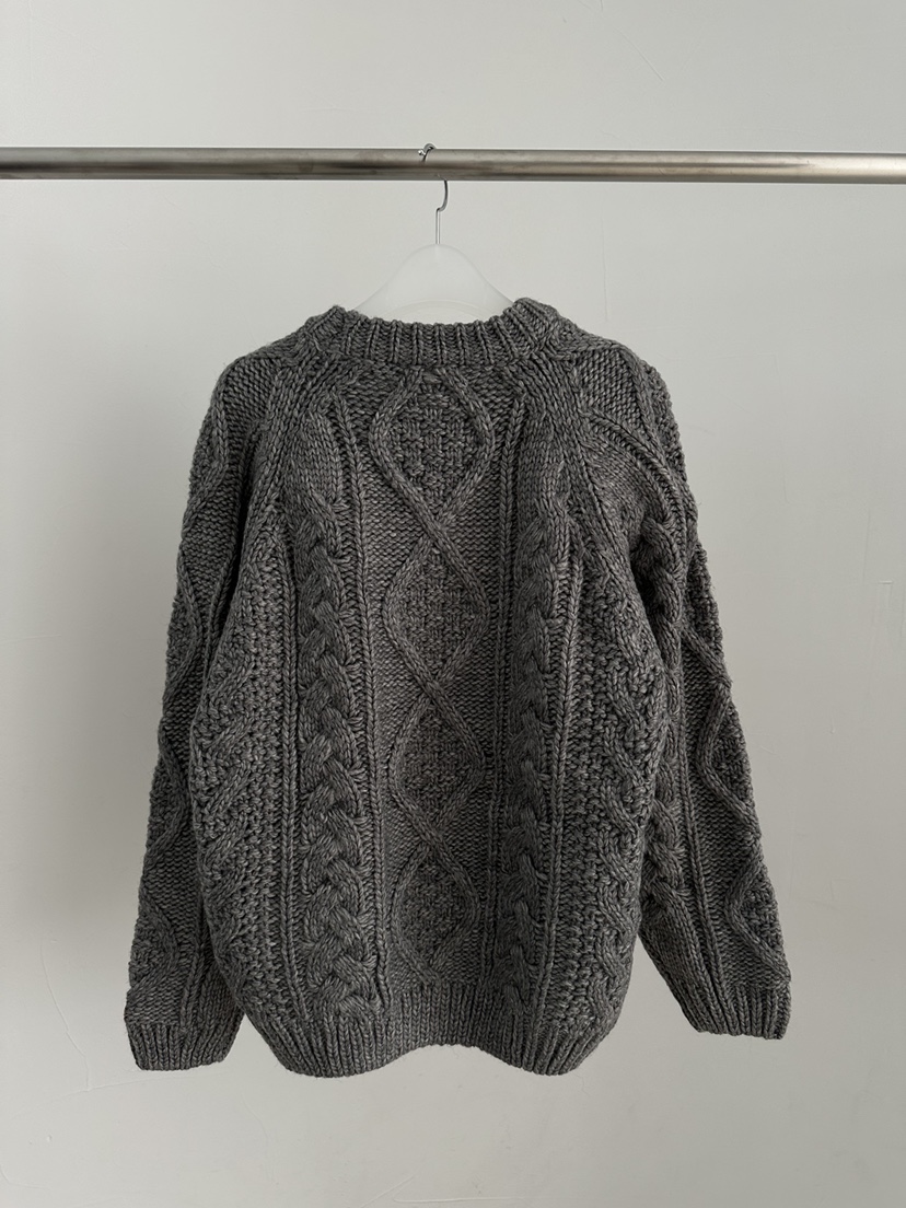 MAINT韓國代購㊣女裝新款休閑推薦真品時尚25秋冬毛衣手工制作MAINT毛衣