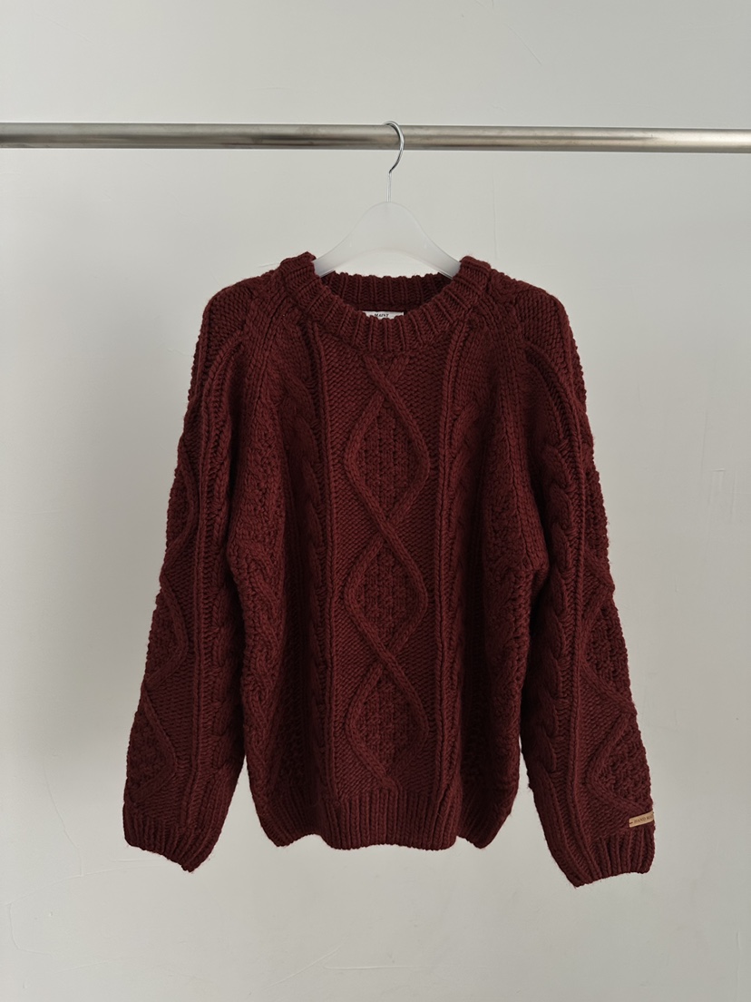 MAINT韓國代購㊣女裝新款休閑推薦真品時尚25秋冬毛衣手工制作MAINT毛衣圖色2