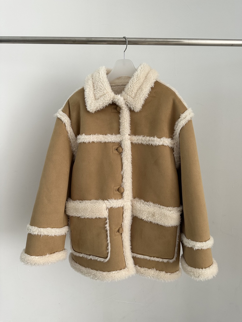 MAINT韓國直郵㊣女裝新品時尚休閑熱賣推薦真品人氣夾克里外穿MAINT夾克圖色2