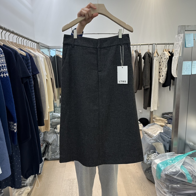 LTMS韓國代購㊣女士新品時尚熱賣職業真品人氣推薦休閑長裙LTMS長裙圖色2