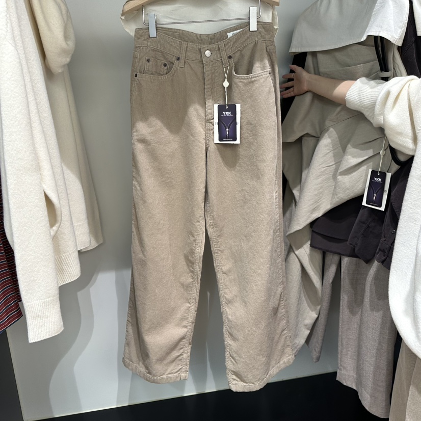 FRENCH DOOR東大門㊣實拍女士新品25秋冬真品休閑褲燈芯絨FRENCH DOOR休閑褲