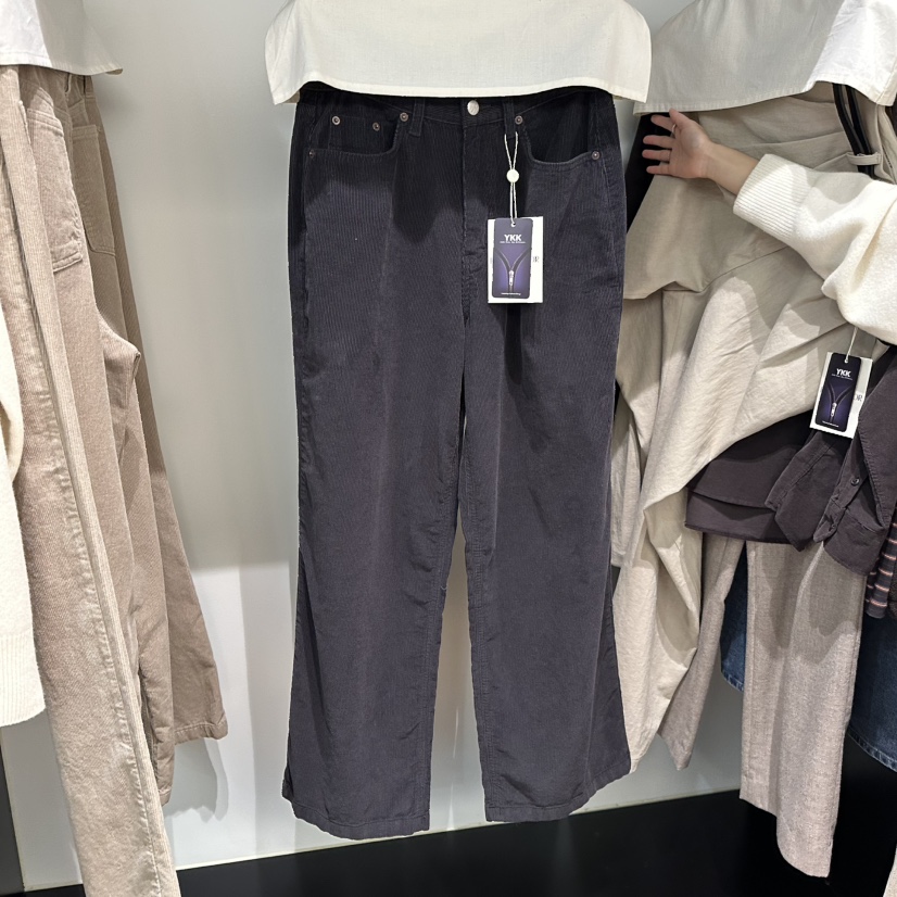 FRENCH DOOR東大門㊣實拍女士新品25秋冬真品休閑褲燈芯絨FRENCH DOOR休閑褲圖色2