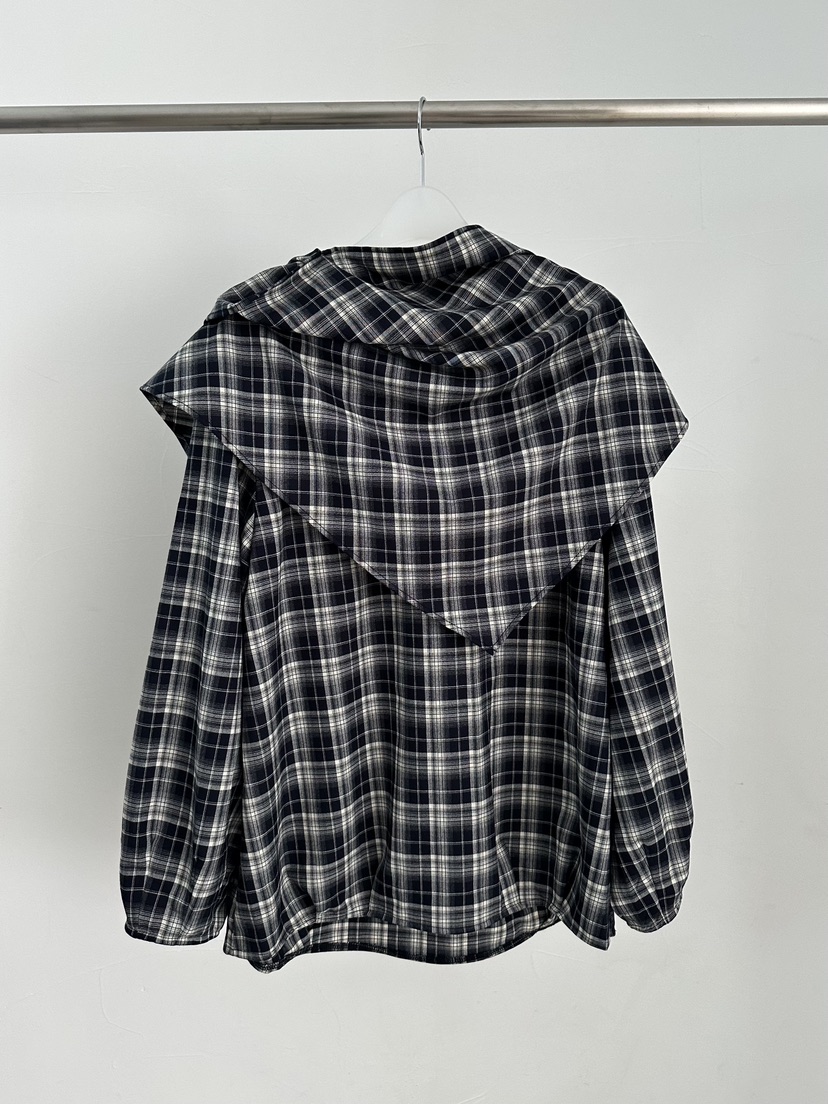 MAINT韓國代購㊣女裝新款真品職業休閑襯衫蕾絲衫可拆卸披肩MAINT襯衫/蕾絲衫