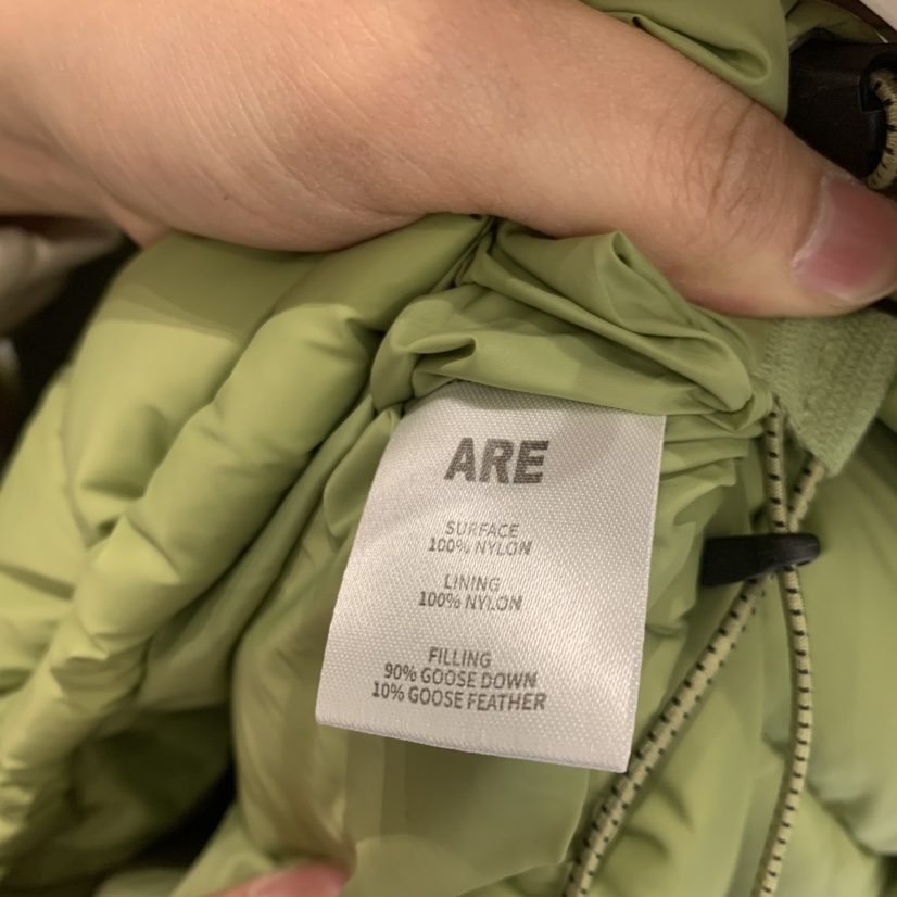 ARE東大門㊣直郵女裝新品推薦時尚25秋冬短款羽絨服填充鵝絨ARE YOU/ARE短款羽絨服