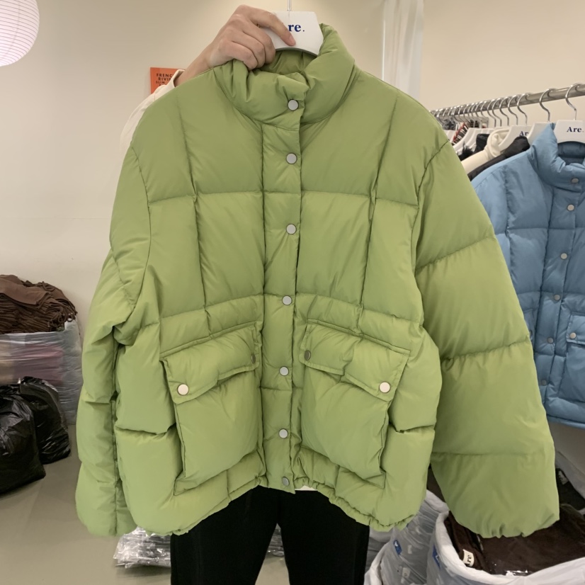 ARE東大門㊣直郵女裝新品推薦時尚25秋冬短款羽絨服填充鵝絨ARE YOU/ARE短款羽絨服圖色2