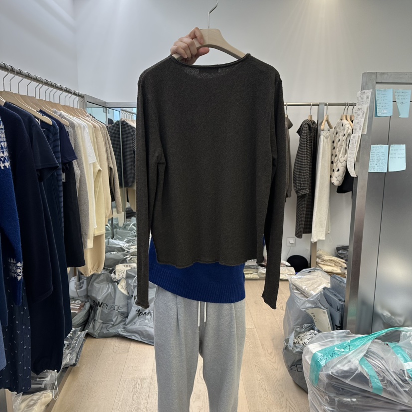 LTMS東大門㊣直郵女士新品職業真品推薦休閑時尚長袖T恤棉布LTMS長袖T恤