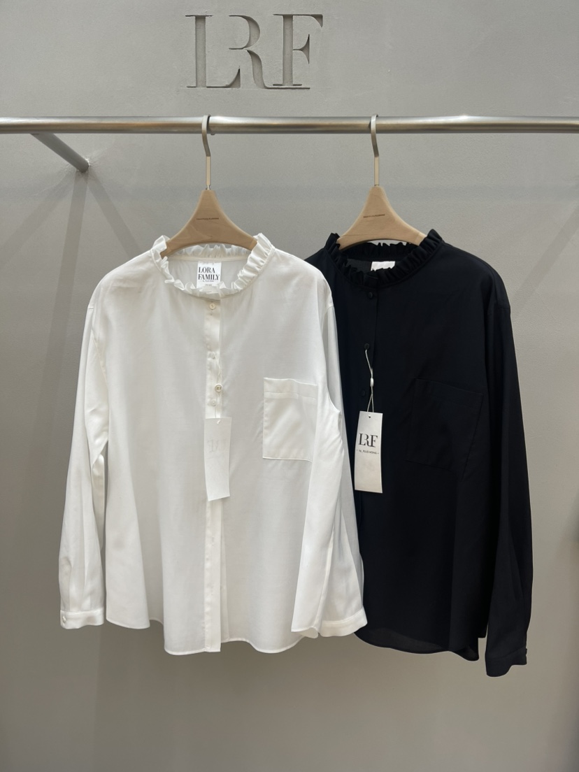 PLUS HONG-P韓國直郵㊣女士新款真品25秋冬職業襯衫蕾絲衫LORA FAMILY/PLUS HONG襯衫/蕾絲衫