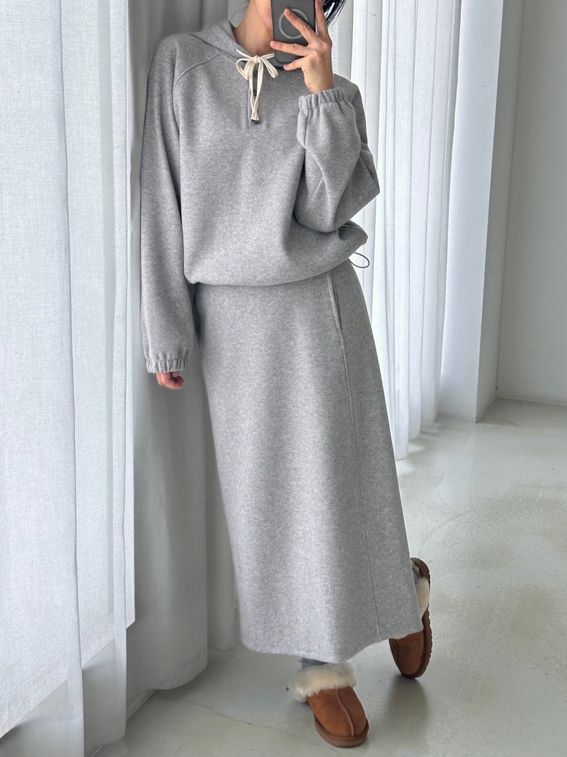 HEIZE韓國代購㊣女裝新款25秋冬時尚休閑推薦職業人氣真品長裙HEIZE長裙