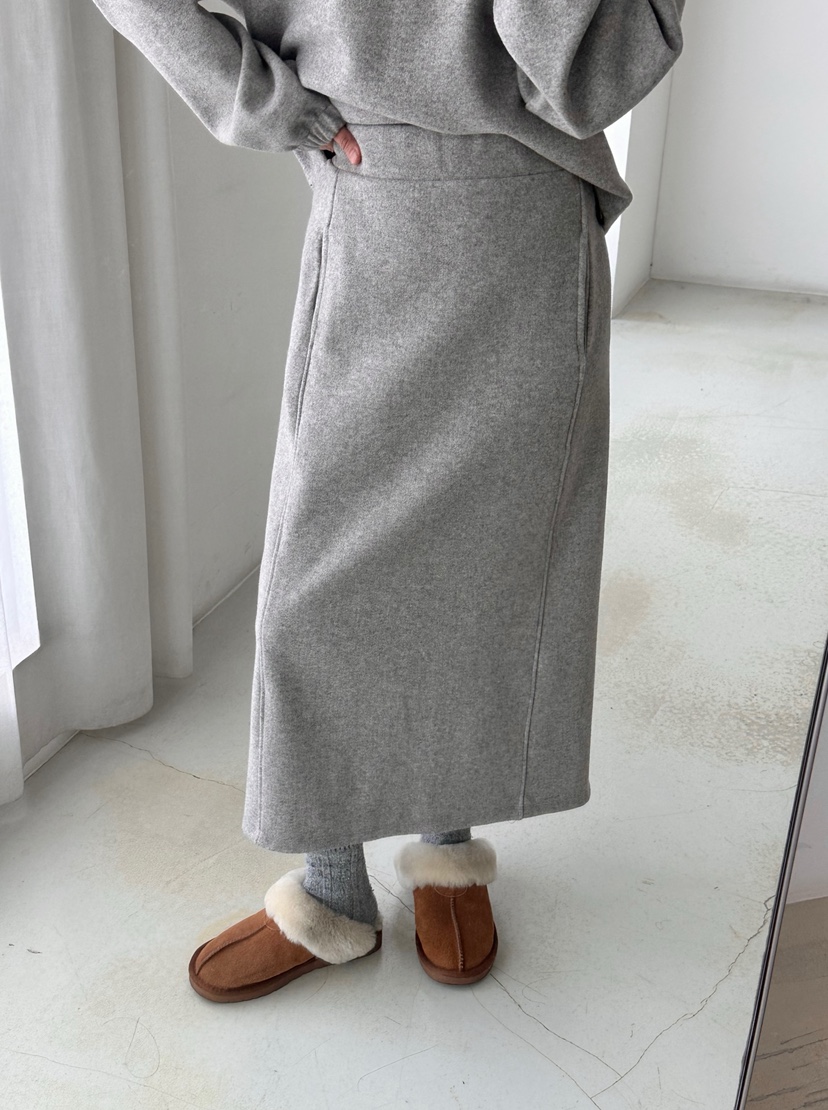 HEIZE韓國代購㊣女裝新款25秋冬時尚休閑推薦職業人氣真品長裙HEIZE長裙