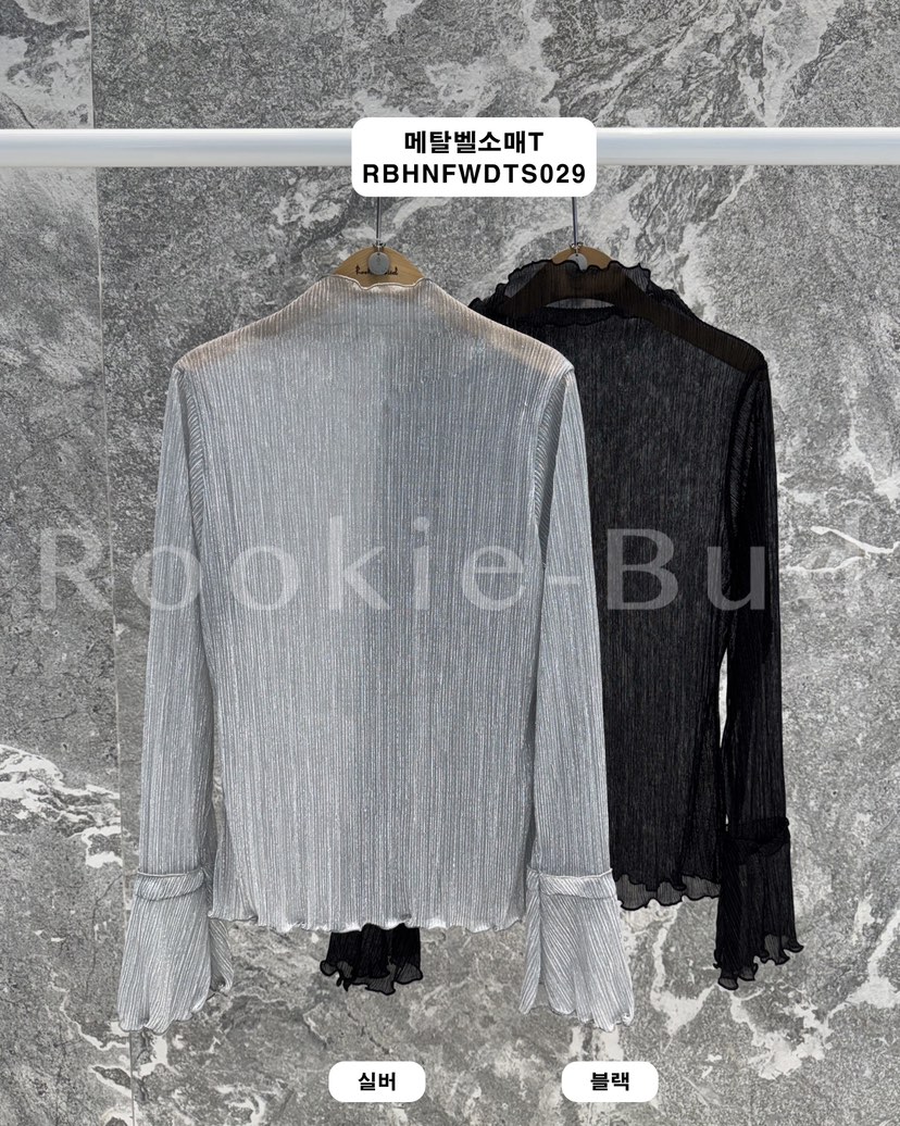 ROOKIE BUD東大門㊣實拍女裝新品休閑推薦25秋冬襯衫蕾絲衫ROOKIE BUD-L襯衫/蕾絲衫