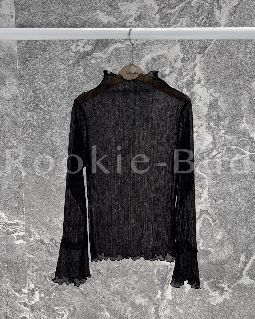 ROOKIE BUD東大門㊣實拍女裝新品休閑推薦25秋冬襯衫蕾絲衫ROOKIE BUD-L襯衫/蕾絲衫