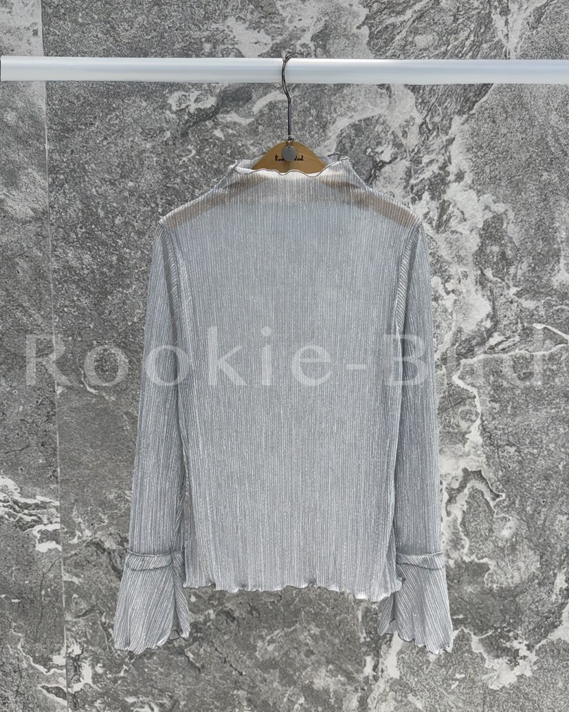 ROOKIE BUD東大門㊣實拍女裝新品休閑推薦25秋冬襯衫蕾絲衫ROOKIE BUD-L襯衫/蕾絲衫圖色2