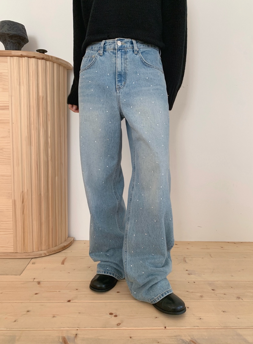 MABE韓國直郵㊣女士新款真品推薦職業25秋冬人氣熱賣牛仔褲MABE牛仔褲