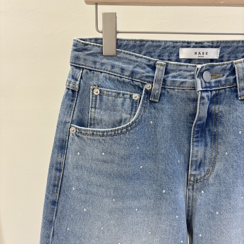 MABE韓國直郵㊣女士新款真品推薦職業25秋冬人氣熱賣牛仔褲MABE牛仔褲