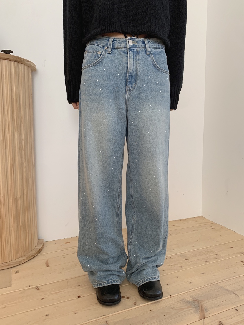 MABE韓國直郵㊣女士新款真品推薦職業25秋冬人氣熱賣牛仔褲MABE牛仔褲