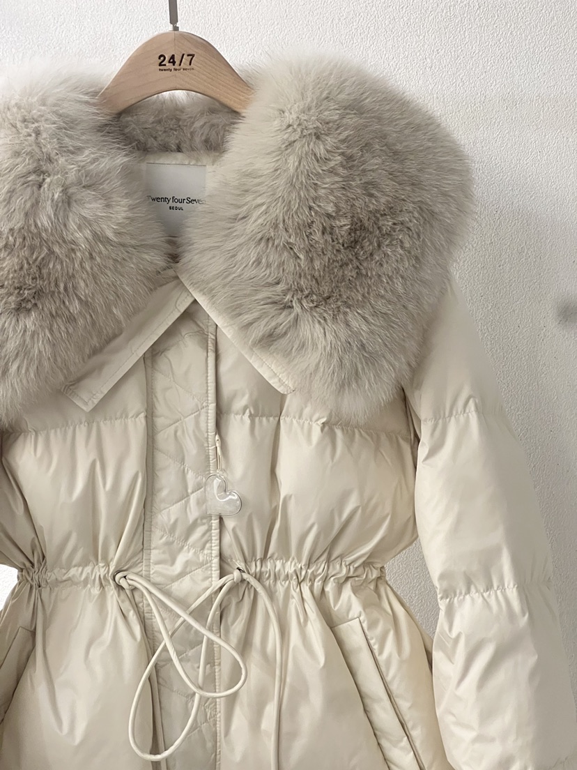 TWENTY FOUR SEVEN24-7韓國直郵㊣女士新品人氣短款羽絨服填充絨TEWNTY FOUR SEVEN24-7短款羽絨服