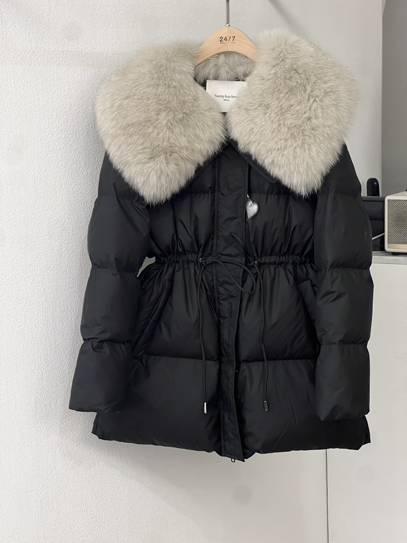 TWENTY FOUR SEVEN24-7韓國直郵㊣女士新品人氣短款羽絨服填充絨TEWNTY FOUR SEVEN24-7短款羽絨服圖色2