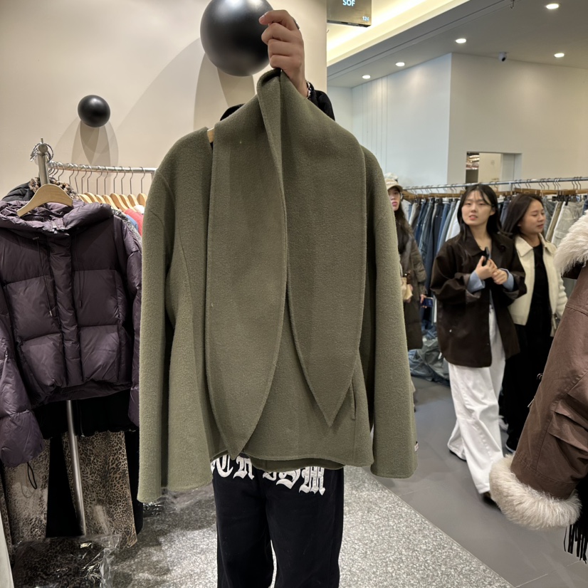 SOF韓國直郵㊣女士新品職業休閑真品25秋冬熱賣套裝兩件套圍巾SOF套裝圖色3