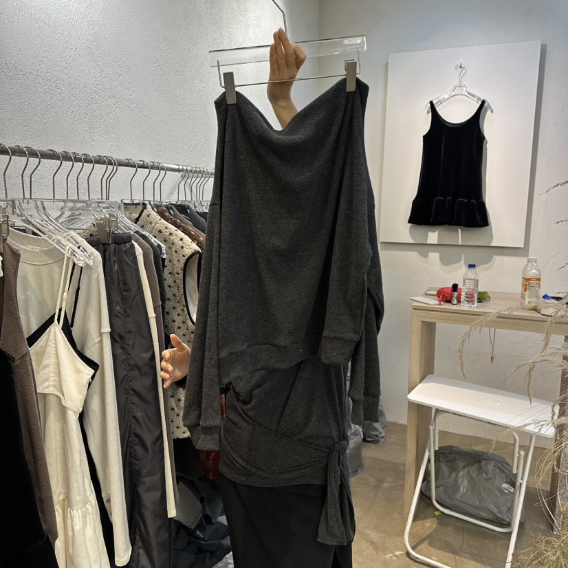 PLOVER東大門㊣實拍女裝新款熱賣推薦休閑人氣職業25秋冬長袖T恤PLO_VER長袖T恤