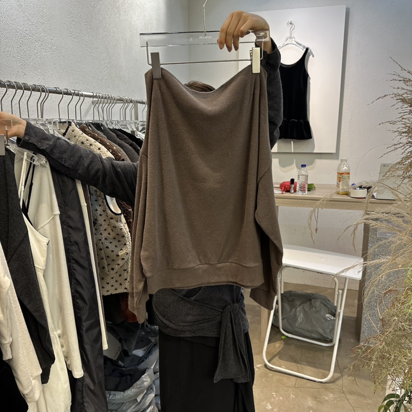 PLOVER東大門㊣實拍女裝新款熱賣推薦休閑人氣職業25秋冬長袖T恤PLO_VER長袖T恤圖色2