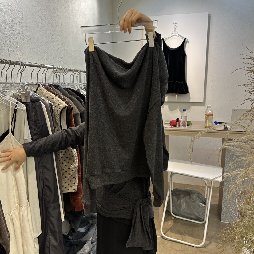 PLOVER東大門㊣實拍女裝新款熱賣推薦休閑人氣職業25秋冬長袖T恤PLO_VER長袖T恤圖色3