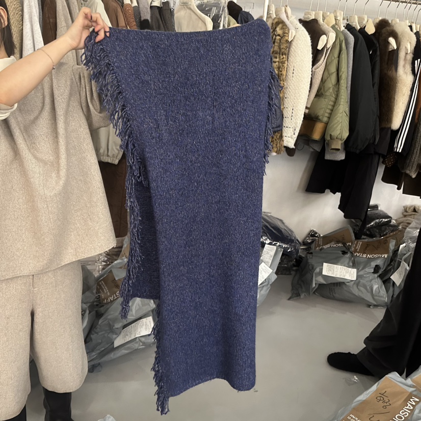 DOUBLE STANDARD/LE SMOKING/MAISONSTAFF東大門㊣代購女士新品真品圍巾披肩圍巾MAISONSTAFF圍巾/披肩