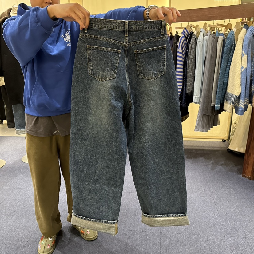 FURE東大門㊣代購女士新品職業時尚真品休閑25秋冬人氣牛仔褲FURE牛仔褲