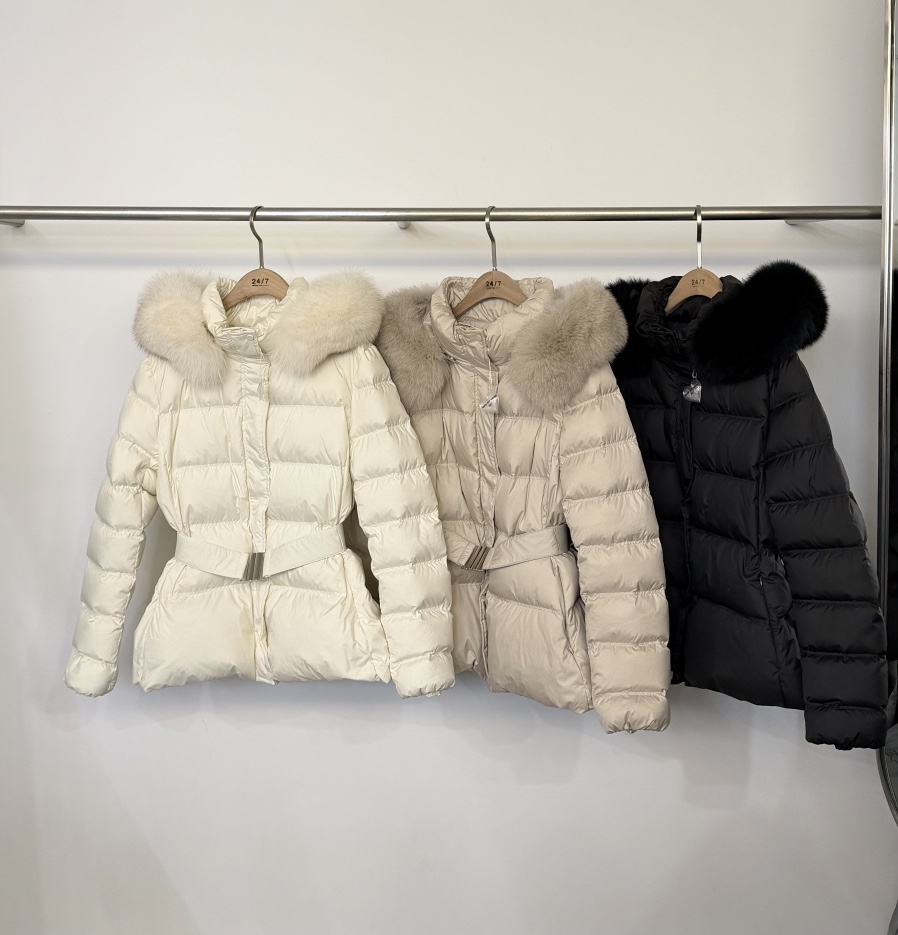 TWENTY FOUR SEVEN24-7韓國代購㊣女士新品25秋冬短款羽絨服含腰帶填充絨TEWNTY FOUR SEVEN24-7短款羽絨服