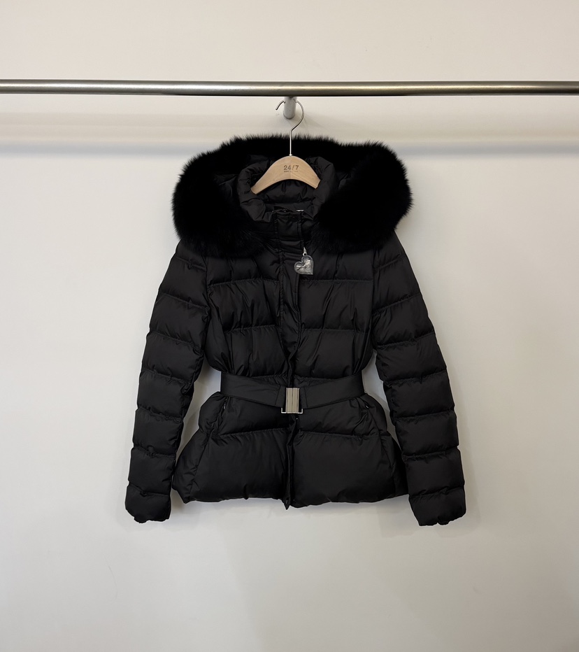 TWENTY FOUR SEVEN24-7韓國代購㊣女士新品25秋冬短款羽絨服含腰帶填充絨TEWNTY FOUR SEVEN24-7短款羽絨服圖色2