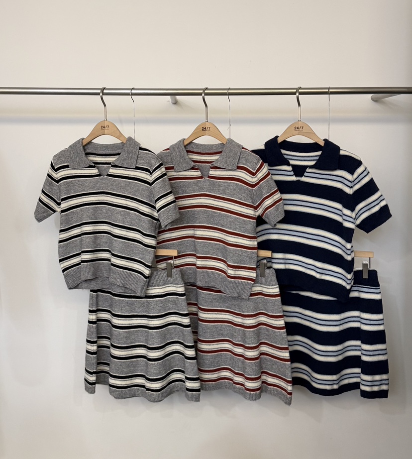 TWENTY FOUR SEVEN24-7東大門㊣代購女裝新品25秋冬套裝兩件套套裝TEWNTY FOUR SEVEN24-7套裝