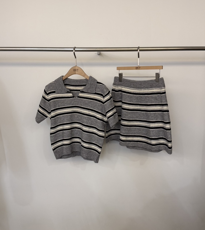 TWENTY FOUR SEVEN24-7東大門㊣代購女裝新品25秋冬套裝兩件套套裝TEWNTY FOUR SEVEN24-7套裝