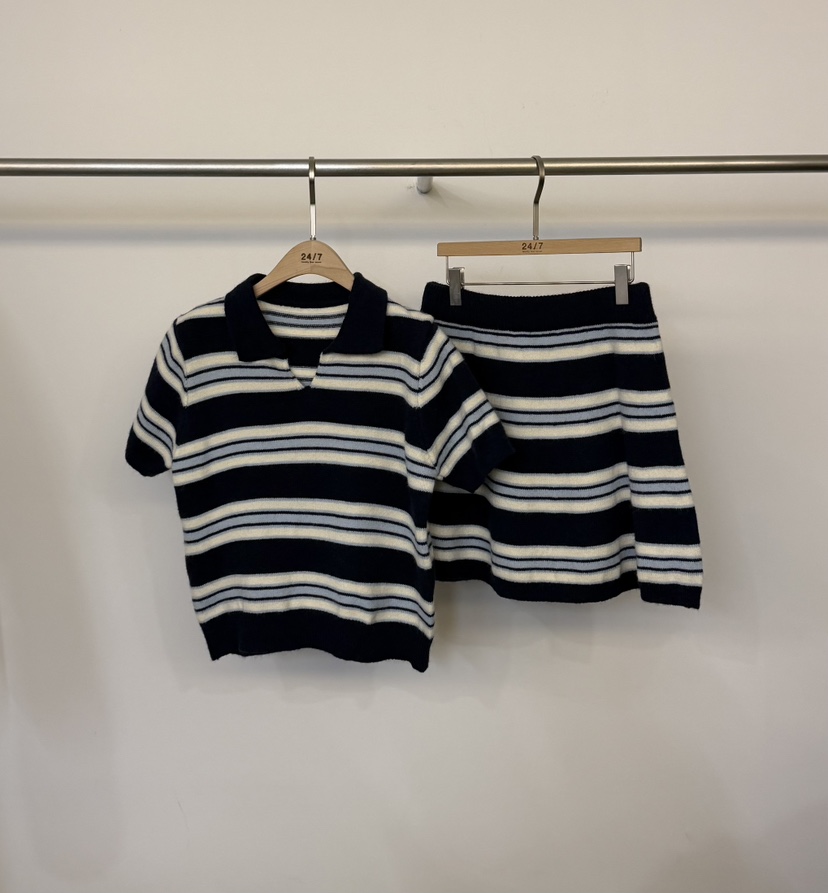 TWENTY FOUR SEVEN24-7東大門㊣代購女裝新品25秋冬套裝兩件套套裝TEWNTY FOUR SEVEN24-7套裝圖色3