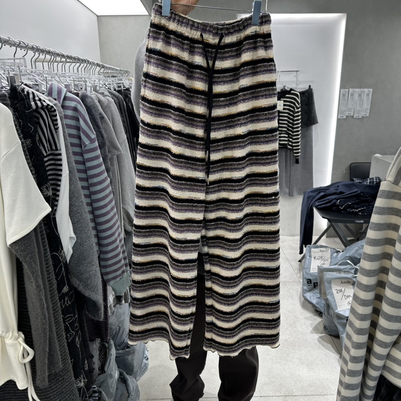 ANDE東大門㊣直郵女士新品真品推薦熱賣時尚人氣休閑褲針織褲Ande休閑褲