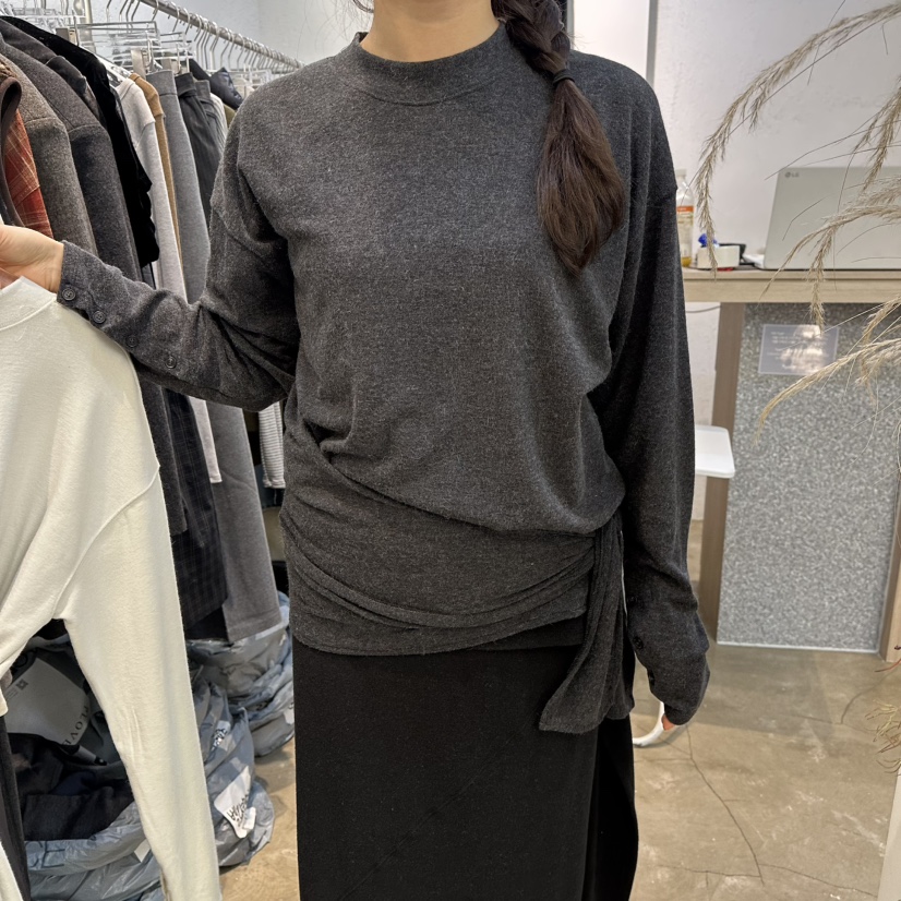 PLOVER東大門㊣直郵女士新品25秋冬人氣推薦休閑熱賣長袖T恤PLO_VER長袖T恤圖色2