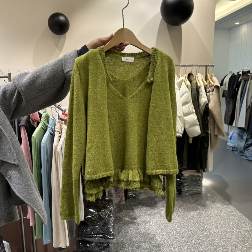 SOF韓國代購㊣女裝新款休閑人氣25秋冬推薦時尚職業套裝兩件套SOF套裝圖色3