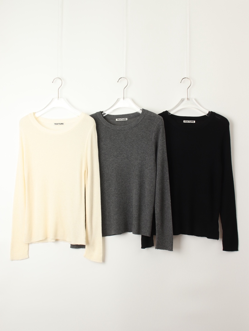 TEXTURE韓國直郵㊣女裝新款25秋冬推薦熱賣真品休閑長袖T恤TEXTURE長袖T恤