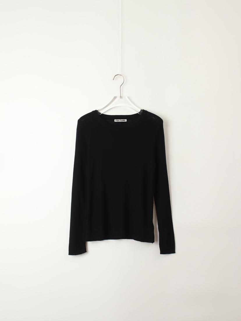 TEXTURE韓國直郵㊣女裝新款25秋冬推薦熱賣真品休閑長袖T恤TEXTURE長袖T恤圖色3黑