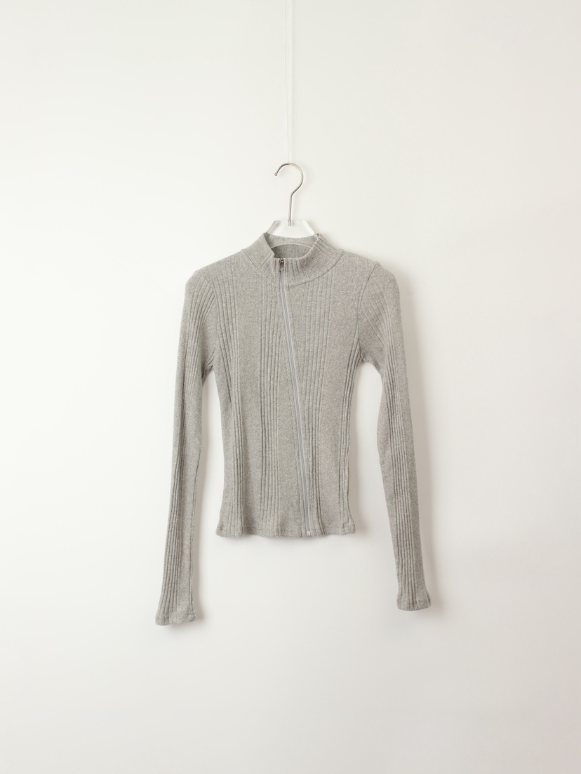 TEXTURE韓國代購㊣女士新款人氣25秋冬推薦職業真品針織衫拉鏈TEXTURE針織衫圖色2