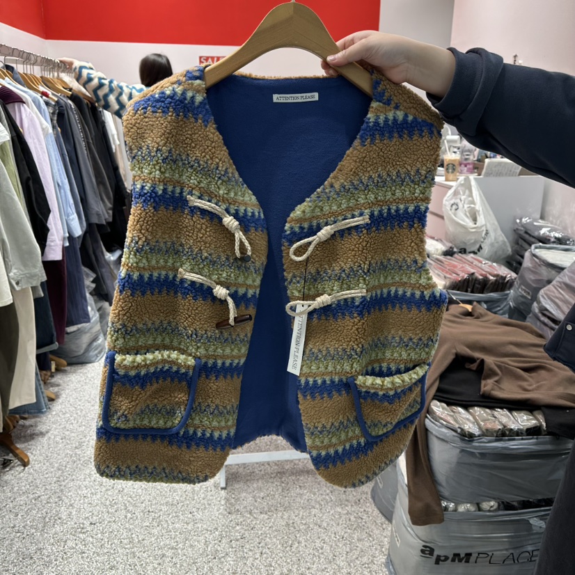 ATPZ韓國代購㊣女士新品25秋冬人氣時尚真品熱賣推薦職業馬甲ATTENTION PLEAES馬甲