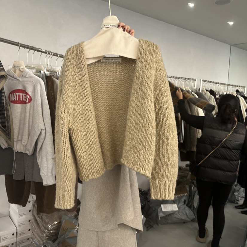 DOUBLE STANDARD/LE SMOKING/MAISONSTAFF東大門㊣實拍女裝新款熱賣毛衣MAISONSTAFF毛衣圖色2