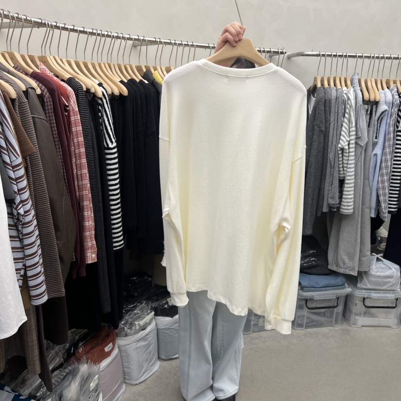 MURR東大門㊣直郵女裝新品時尚推薦休閑熱賣25秋冬職業長袖T恤MURR長袖T恤