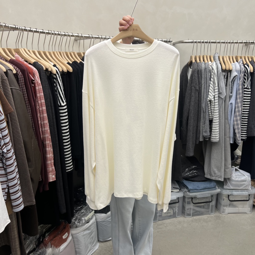 MURR東大門㊣直郵女裝新品時尚推薦休閑熱賣25秋冬職業長袖T恤MURR長袖T恤
