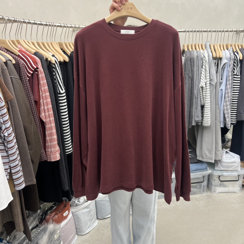 MURR東大門㊣直郵女裝新品時尚推薦休閑熱賣25秋冬職業長袖T恤MURR長袖T恤圖色4