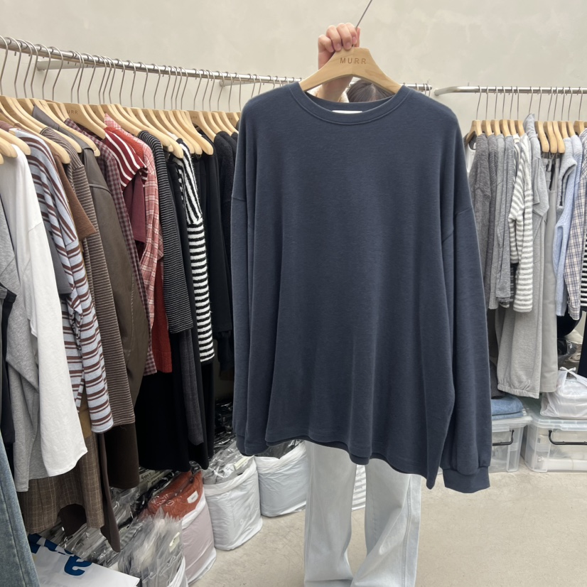 MURR東大門㊣直郵女裝新品時尚推薦休閑熱賣25秋冬職業長袖T恤MURR長袖T恤圖色5