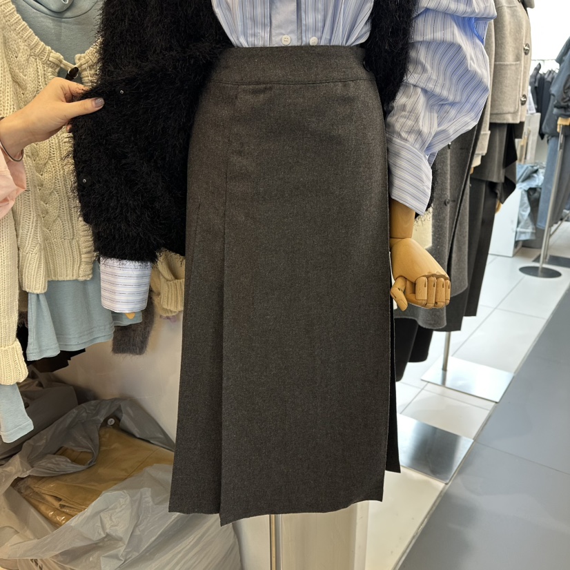 FLORAL東大門㊣直郵女裝新款職業推薦25秋冬真品人氣休閑長裙FLORAL長裙圖色2