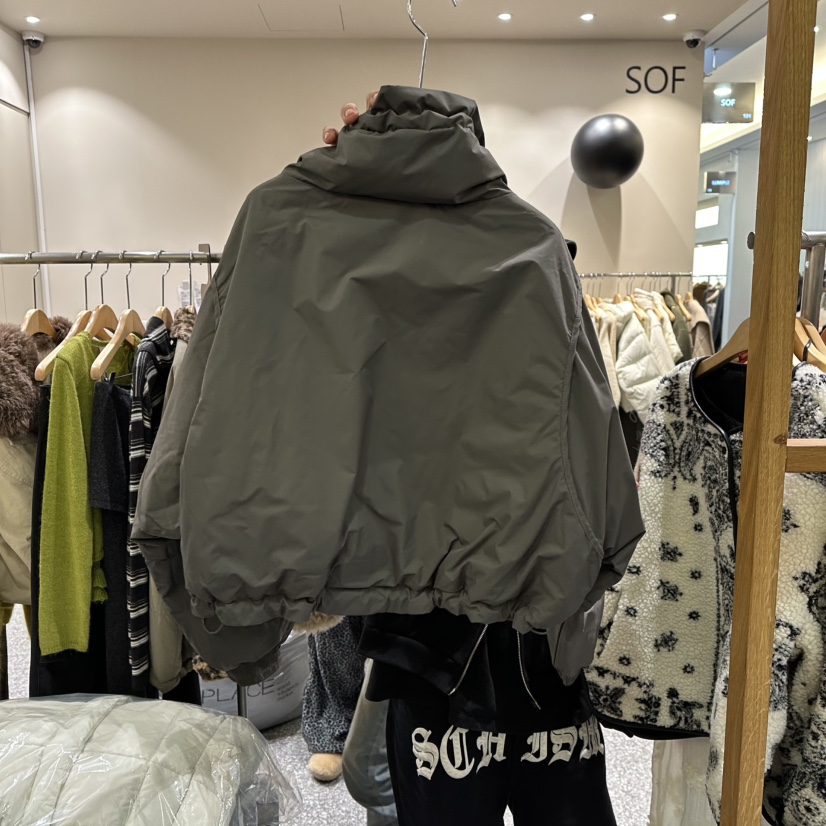 SOF東大門㊣直郵女裝新品25秋冬時尚推薦人氣熱賣真品夾克高領SOF夾克