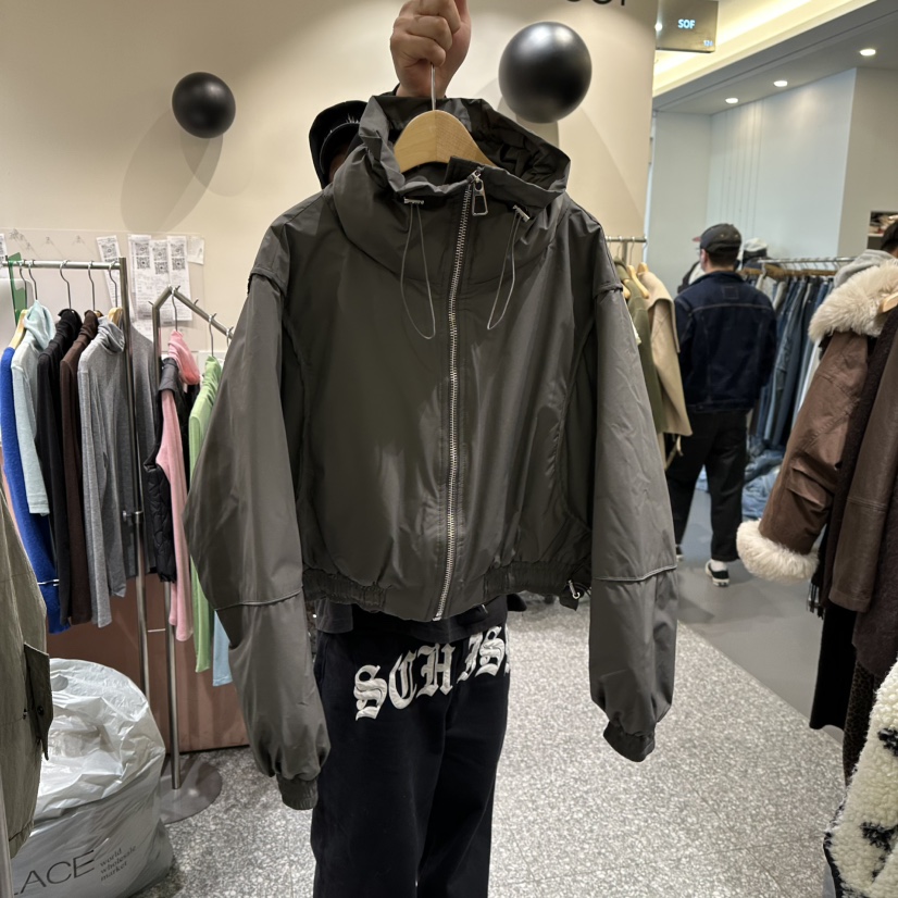 SOF東大門㊣直郵女裝新品25秋冬時尚推薦人氣熱賣真品夾克高領SOF夾克圖色3