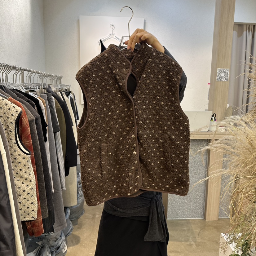 PLOVER韓國代購㊣女士新款休閑熱賣25秋冬人氣推薦時尚馬甲PLO_VER馬甲圖色2